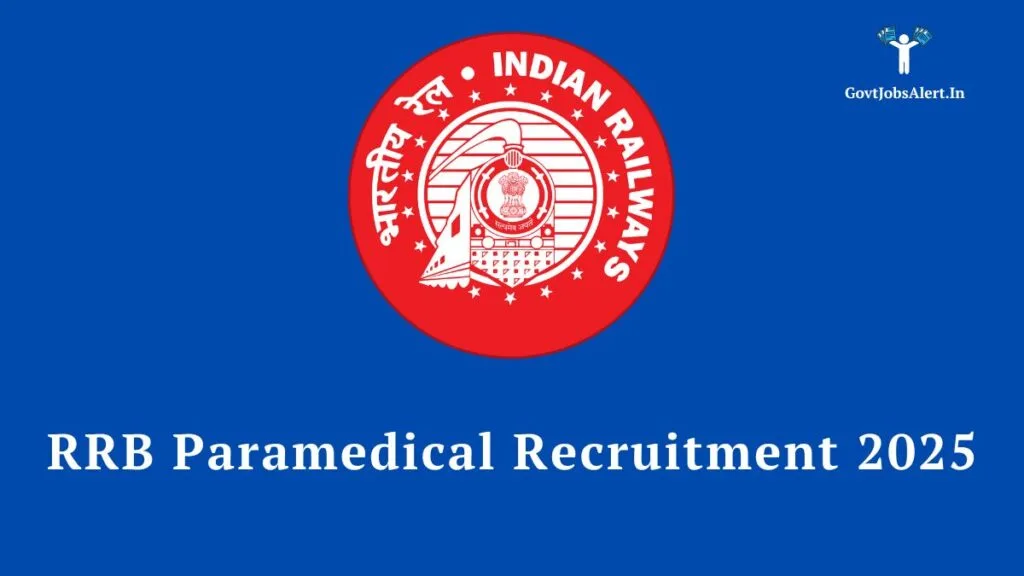 RRB 434 Paramedical Staff Online Form 2025