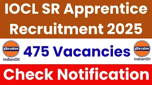 IOCL SR Region 475 Apprentice Online Form-2025