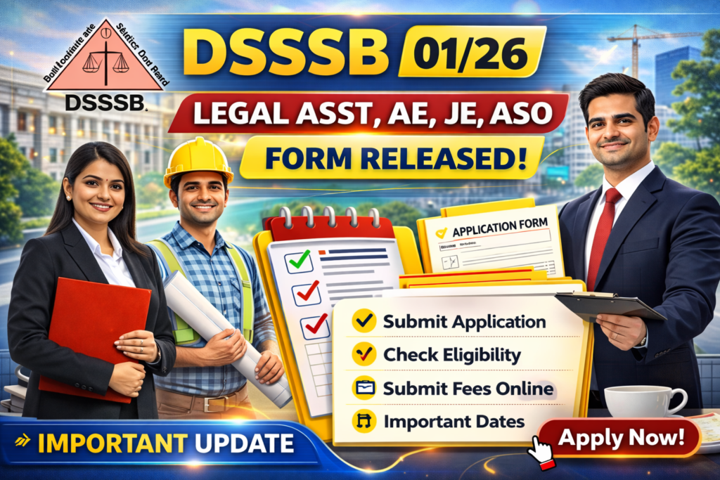 DSSSB 01/26 Legal Asst, AE, JE, ASO Form