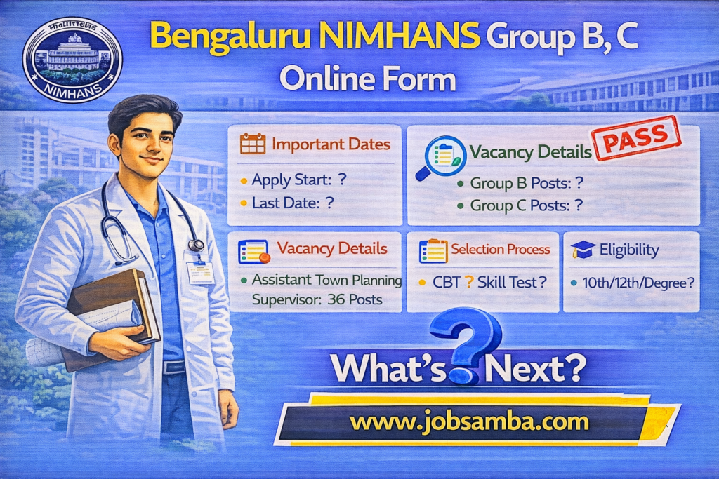NIMHANS Group B, C application guide