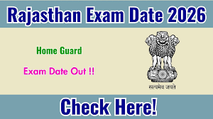 Rajasthan 3842 Home Guard PET / PST Date