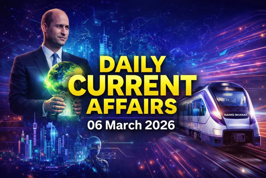 6 March 2026 Current Affairs MCQ (English + Bengali)