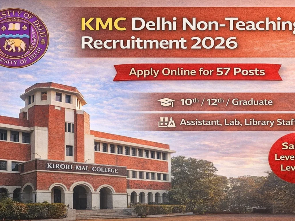 Delhi KMC Non Teaching Recruitment 2026