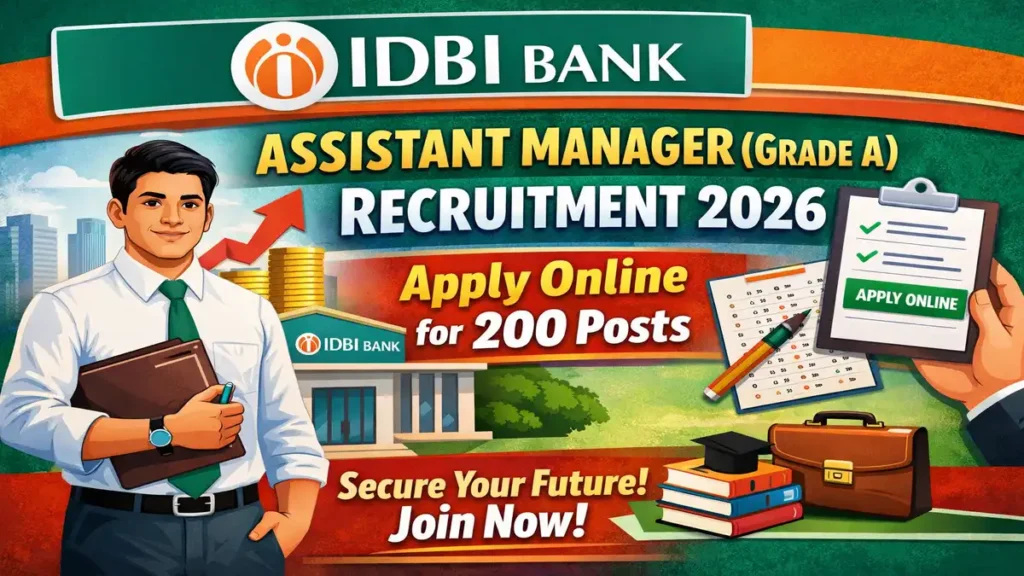IDBI Bank 200 Assistant Manager Online Form