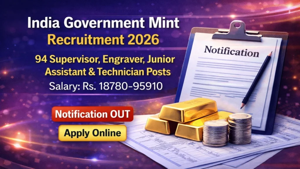 IGM 94 Various Vacancies Online Form 2026