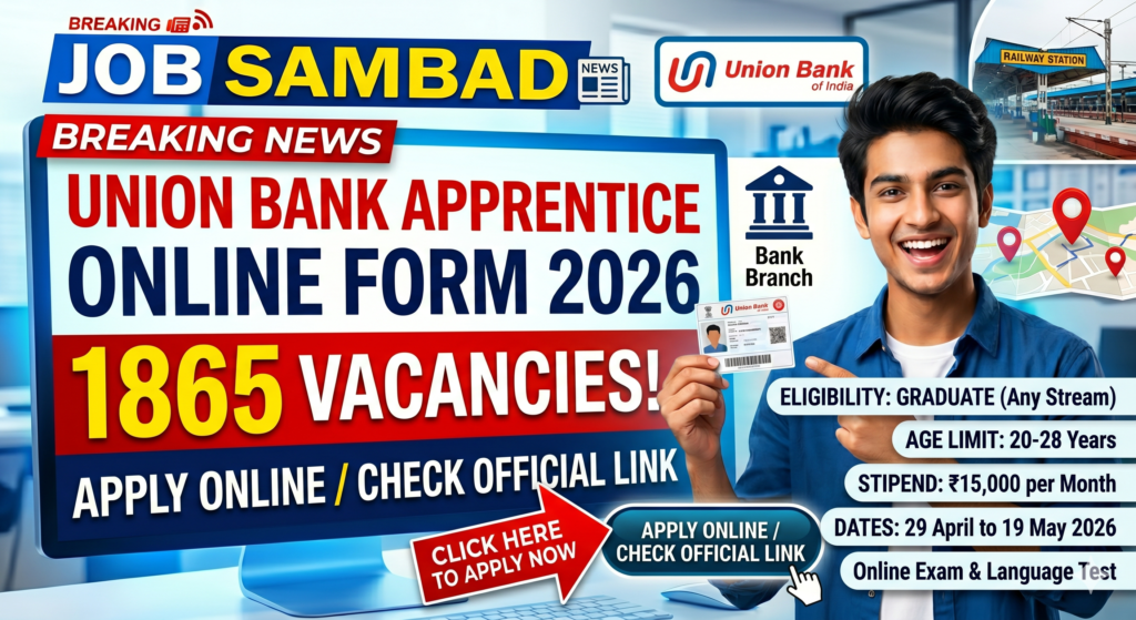 Union Bank 1865 Apprentice Online Form 2026