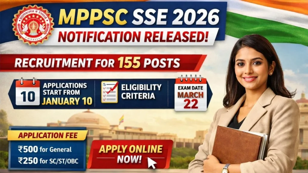 MPPSC State Service Exam 2026 Online Form