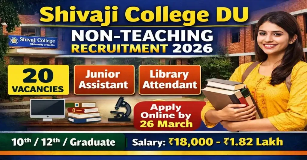 Delhi Shivaji College Non-Teaching Form