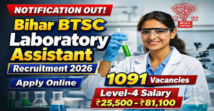 BTSC 1091 Laboratory Assistant Online Form