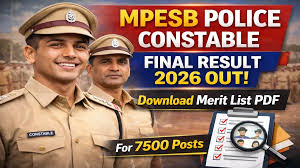 MPESB Police Constable Vacancy Final Result