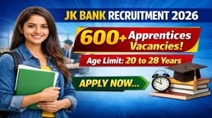 JK Bank 614 Apprentice Vacancy Online Form