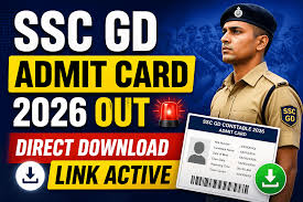 SSC Constable (GD) Exam Admit Card 2026