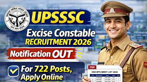UPSSSC 722 Excise Constable Online Form