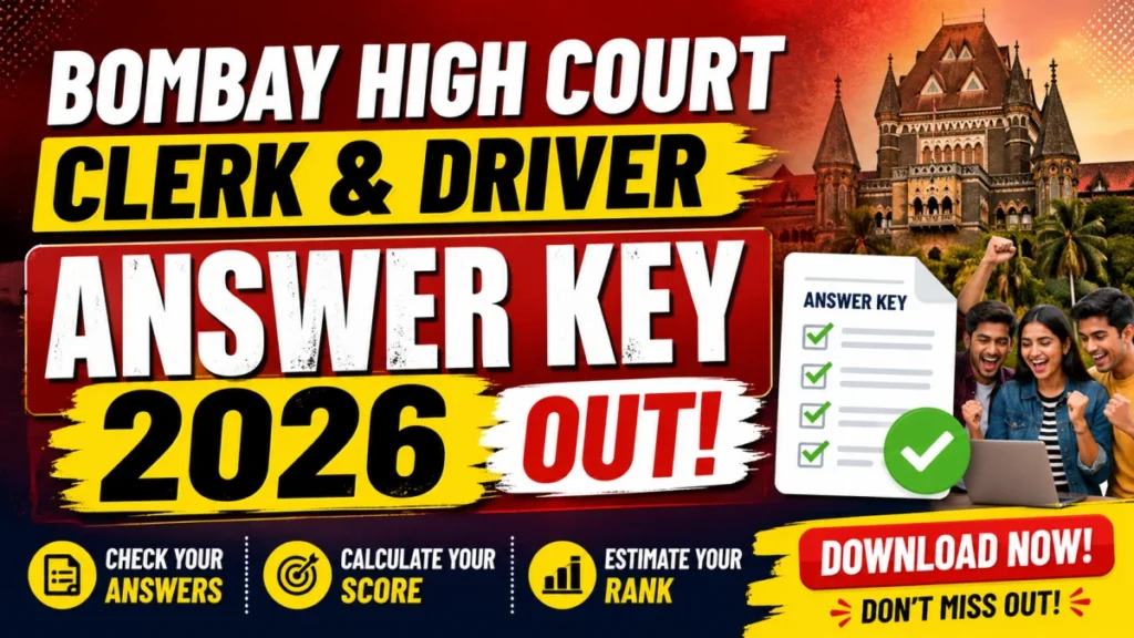 Bombay High Court Clerk, Driver Answer Key
