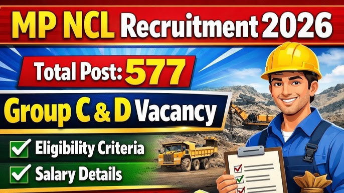 NCL 577 Various Vacancies Online Form