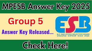 MPESB Group-5 Various Posts Answer Key
