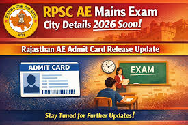 RPSC 281 AAE Vacancy Admit Card Notice