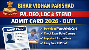 Bihar Parishad LDC, DEO, PA, Steno Exam Date
