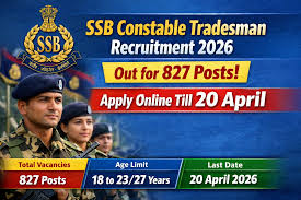 SSB 827 Constable (Tradesman) Online Form