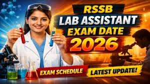 RSSB 804 Lab Assistant Vacancy Exam Date