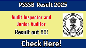 PSSSB 05/2025 Jr Auditor (Treasury) Result