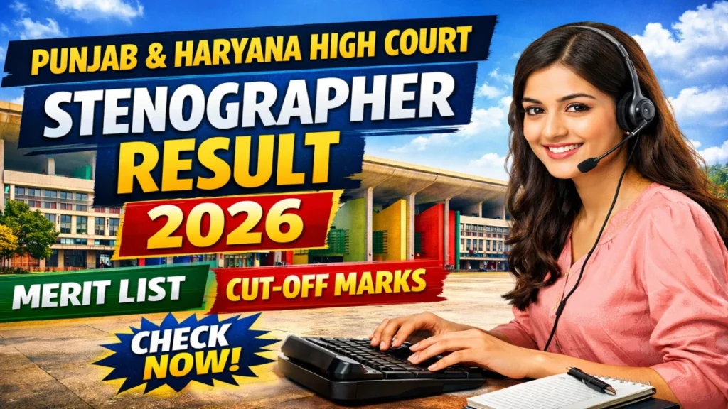 Haryana HC Stenographer Skill Test Result