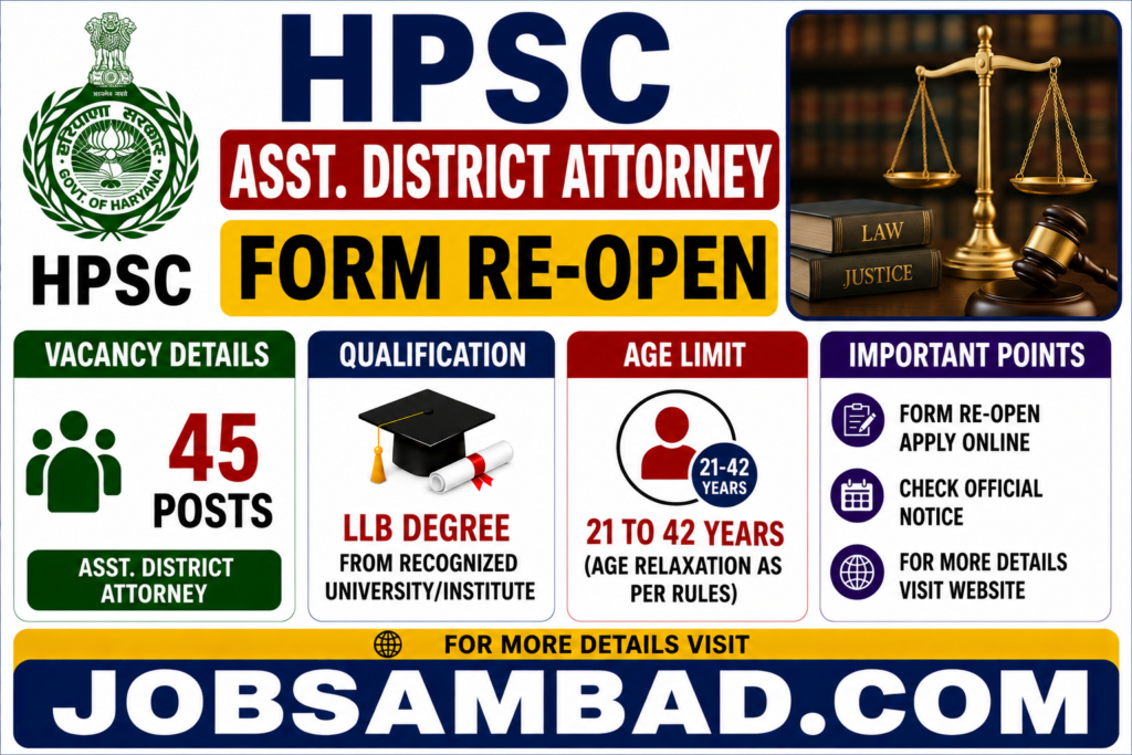 HPSC Asst. District Attorney Form Re-Open
