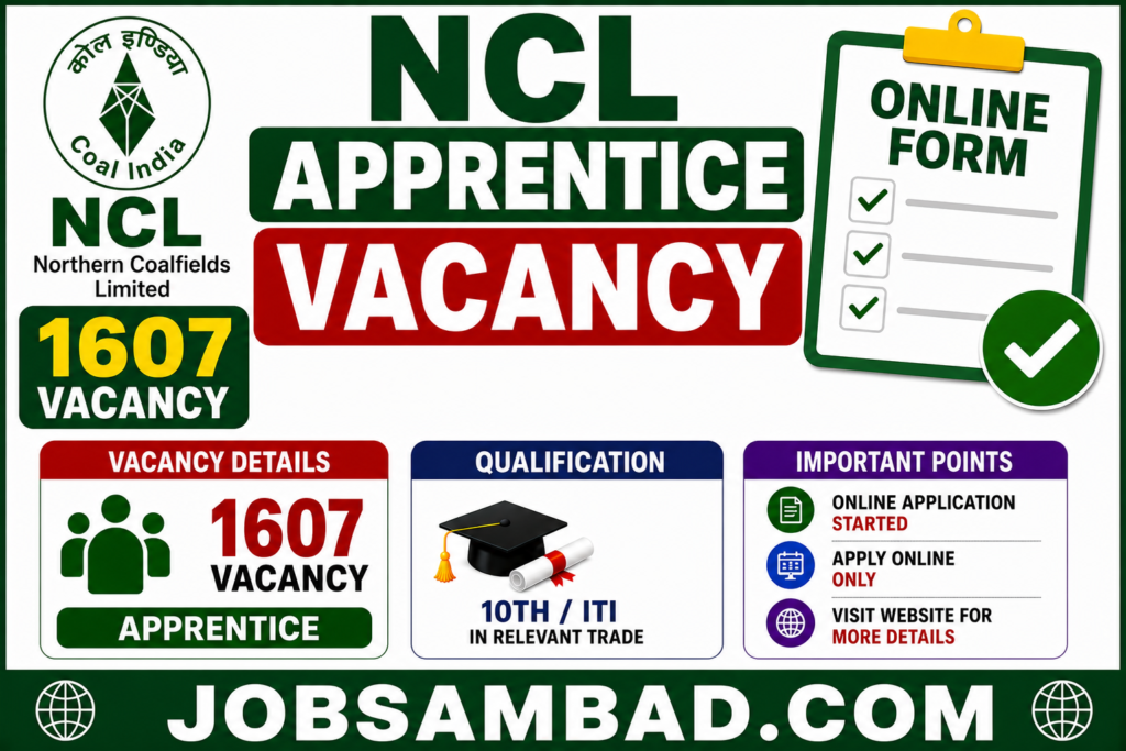 NCL 1607 Apprentice Vacancy Online Form
