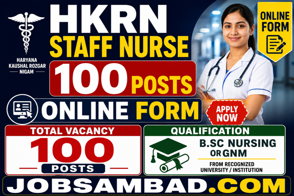 HKRN 100 Staff Nurse Vacancy Online Form