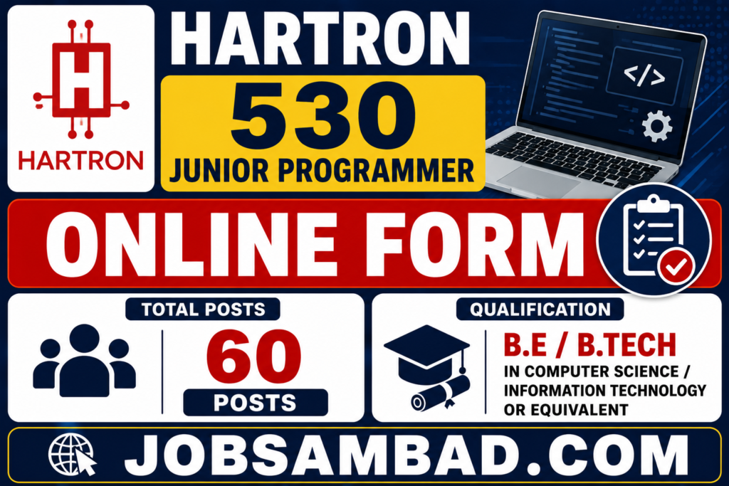 HARTRON 530 Junior Programmer Online Form