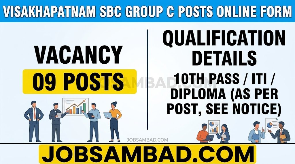 Visakhapatnam SBC Group C Posts Online Form