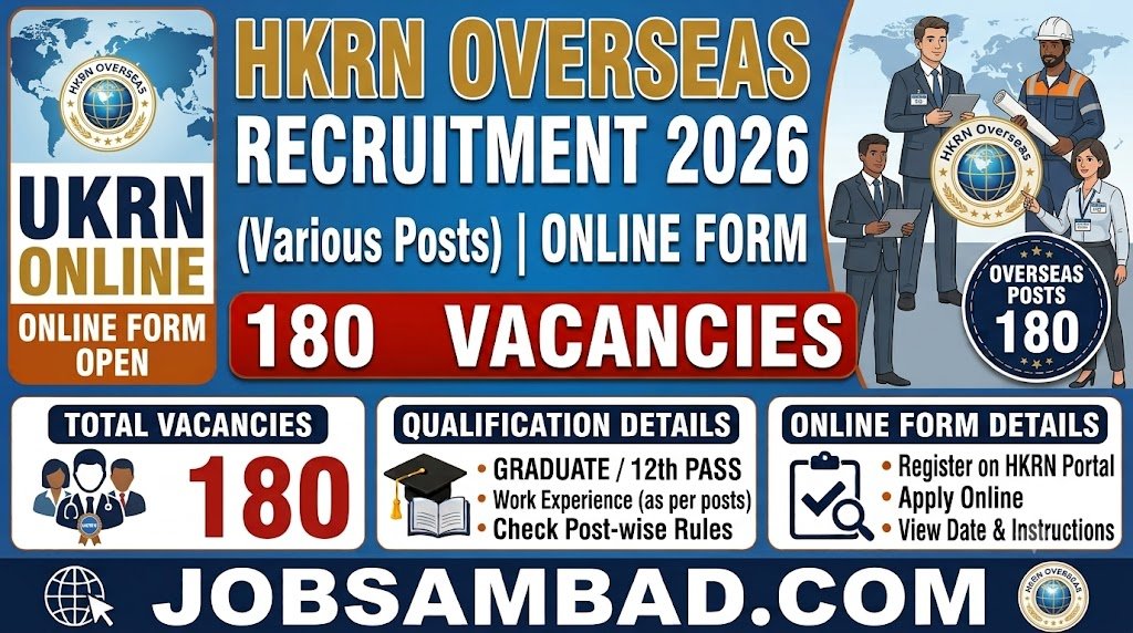 HKRN Overseas Various Posts Online Form