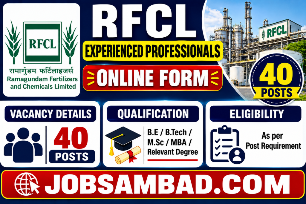 RFCL Experienced Professionals Online Form