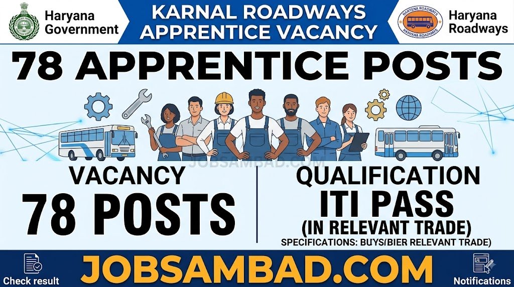 Karnal Roadways Apprentice Online Form