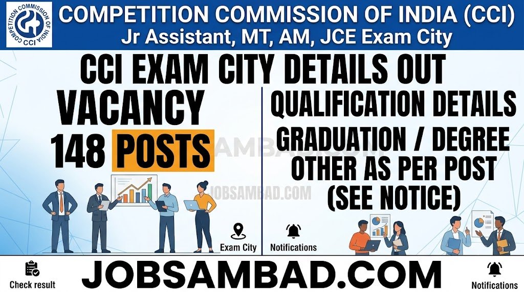 CCI 148 Jr Assistant, MT, AM, JCE Exam City