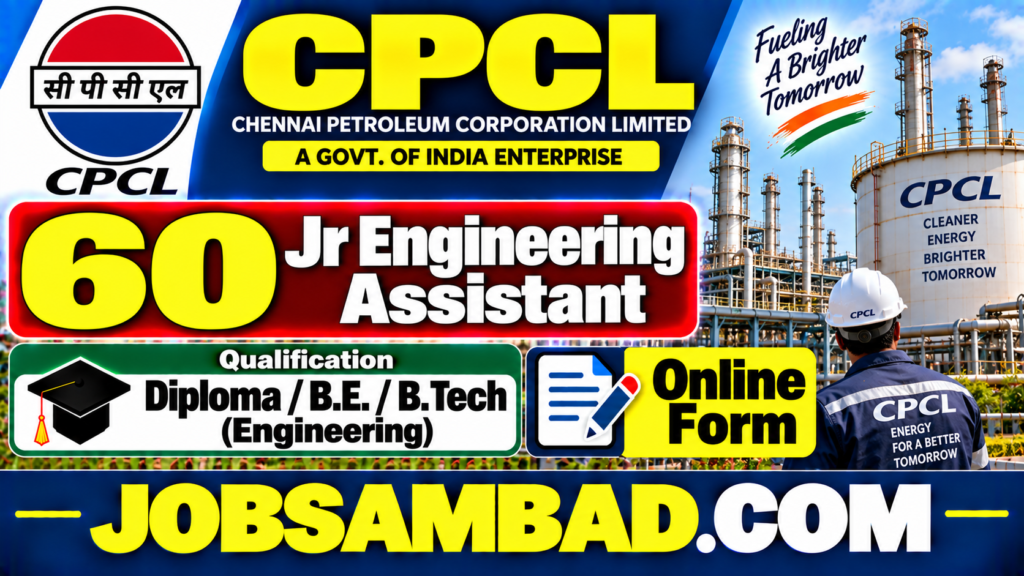 CPCL 60 Jr Engineering Assistant Online Form