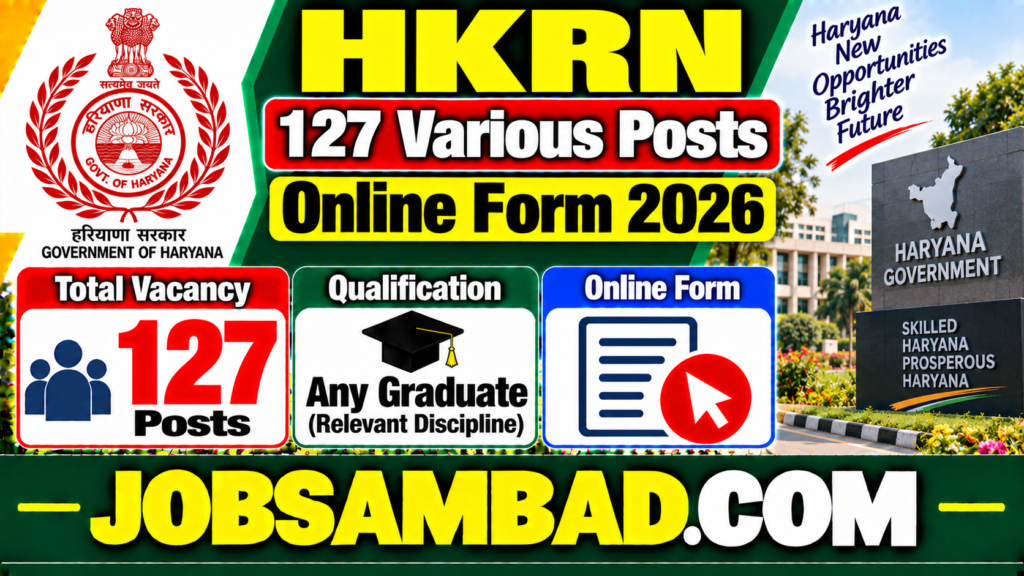 HKRN 127 Various Posts Online Form 2026
