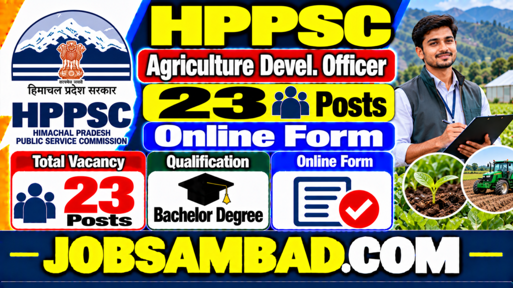 HPPSC Agriculture Devel. Officer Online Form