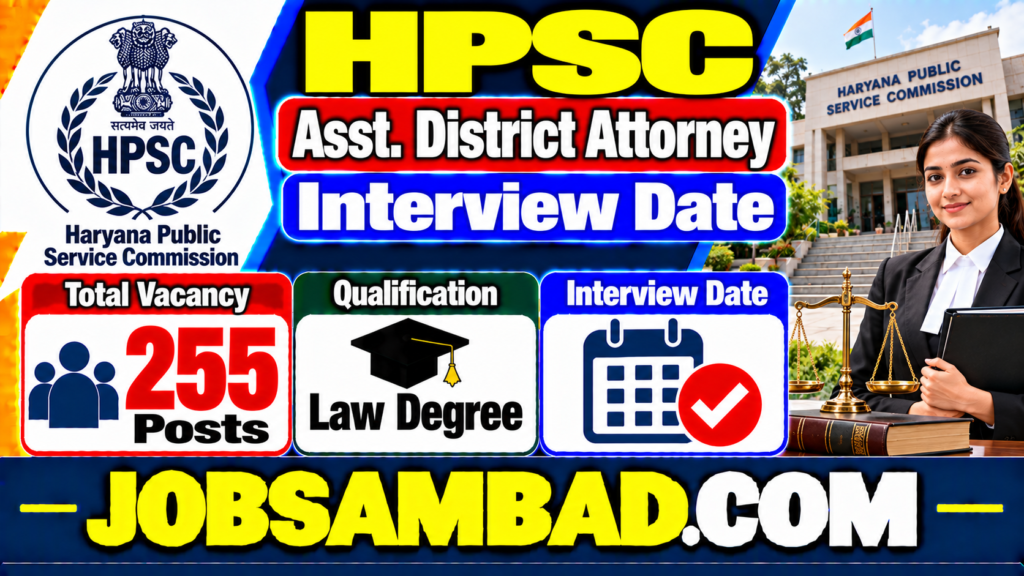 HPSC Asst. District Attorney Interview Date