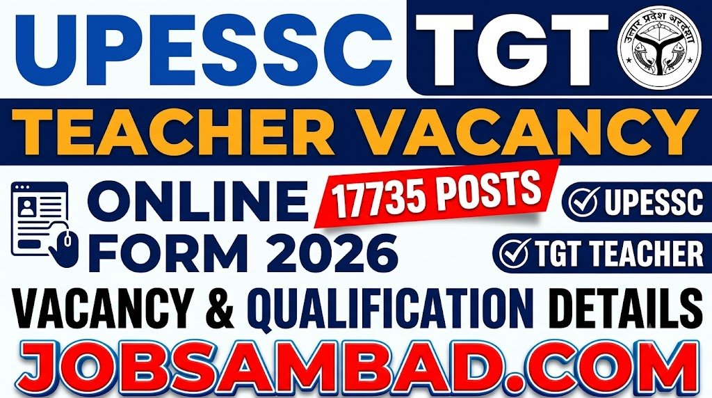 UPESSC 17735 TGT Teacher Online Form 2026