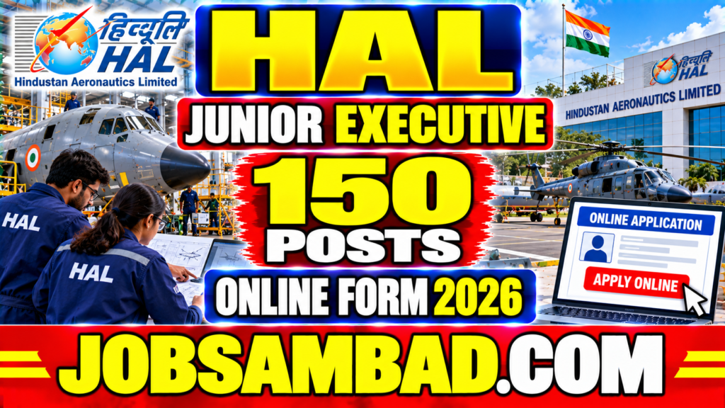 HAL 150 Junior Executive Vacancy Online Form